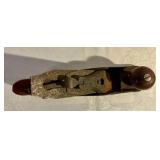 Vintage Fulton wood plane marked made in U.S.A primitive tool