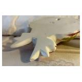 Pair of vintage Lefton Miss Daisy ceramic wall pocket