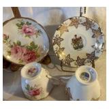 Group of 6 China cups & saucers, Royal albert, England, and Bavaria
