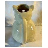 Vintage Shawnee puss and boots pottery cat pitcher