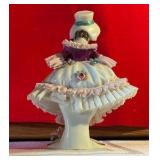 Vintage German Dresden art Victorian lady figurine