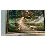 2 vintage landscape prints William Henry Chandler