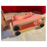 Vintage plastic toy sewing machine