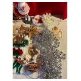 Large group misc. Christmas Holiday Seasonal ornaments