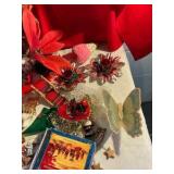 Group of misc. Christmas ornaments & decor