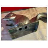 Vintage cast aluminum squirrel nutcracker