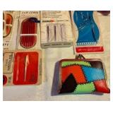 Vintage sewing j. & p. coats, boye and sewing kit
