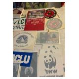 Group of misc. post cards, national wildlife federation stickers and other ephemeral