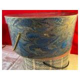2 vintage cardboard hat boxes, peck n peck