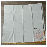 Group of 6 handmade flour sack embroidered days of the week kitten kitchen towels