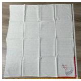 Set of 8 Embroidered sun bonnet girls flour sack, 1 towel (Thursday) kitchen linens