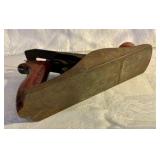 Vintage wood handled plane marked made in USA Tool