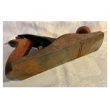 Vintage Fulton wood plane marked made in U.S.A primitive tool