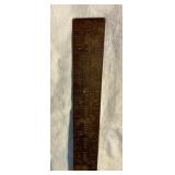 Vintage Stanley # R100C made in U.S.A Metal square measuring tool primitive