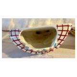 Pair of vintage Lefton Miss Daisy ceramic wall pocket