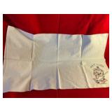 Set of 6 Flour Feed Sack Embroidered Kittens Kitchen Dish Towels Set