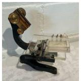 Group of 3 Vintage Zeist Microscope bases with extra lenses