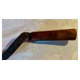 Vintage village blacksmith hand sickle tool