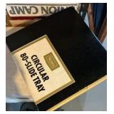 Vintage Sears continental 45 slide projector & cartridges