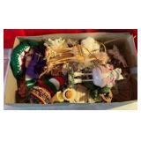 Large group misc. Christmas Holiday Seasonal ornaments