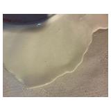 Vintage blue ridge hand painted Southern potteries INC. leaf tray