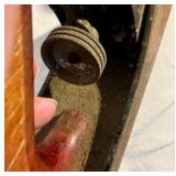 Vintage Fulton wood plane marked made in U.S.A primitive tool