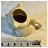 Vintage Shawnee puss and boots pottery cat pitcher