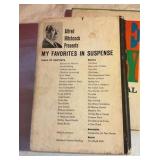 Vintage books, Love story by Seagal and My favorites in suspense by Alfred Hitchcock