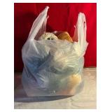 Large group of misc. yarn balls & sewing knitting crochet thread