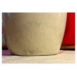 Vintage 1910 stoneware snuff jar and other advertising items