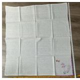 Set of 8 Embroidered sun bonnet girls flour sack, 1 towel (Thursday) kitchen linens