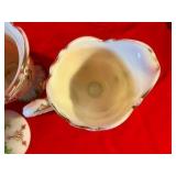 Vintage Northwoods Everglades Cornelian Custard Lass Cream and Sugar Uranium