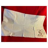 Set of 6 Flour Feed Sack Embroidered Kittens Kitchen Dish Towels Set