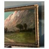 2 vintage landscape prints William Henry Chandler