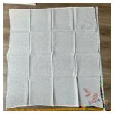 Set of 8 Embroidered sun bonnet girls flour sack, 1 towel (Thursday) kitchen linens