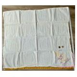 Set of 8 Embroidered sun bonnet girls flour sack, 1 towel (Thursday) kitchen linens