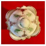 Vintage Northwoods Everglades Cornelian Custard Lass Cream and Sugar Uranium