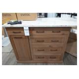 Kitchen island 4 foot x2 foot w/6 foot granite