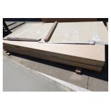 (12) 4x8 sheets of 0.75 inch Clear Maple/White particle board