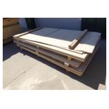 (4) 4x8 sheets 0.75 inch Alder MDF