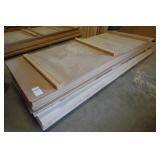 (7) 4x10 half sheets 0.75 inch White/White MDF