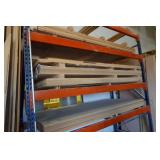 (15) 4x8 sheets 0.25 inch MDF, 2) 4x8 sheets 0.5 inch MDF, (5) 4x8 sheets 0.75 inch Oak/White MDF, (4) 4x8 sheets 0.75 inch Maple/Maple MDF, (2) 4x8 sheets 0.75 inch Rustic Maple MDF, Clear Alder Hard