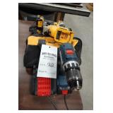 Bosch drill, Dewalt Drill, Dewalt jig saw