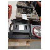 Porter Cable biscuit jointer, (2) sets Amana tool Dado blades
