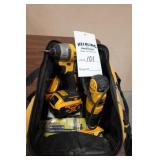 (2) Dewalt 20-volt drills