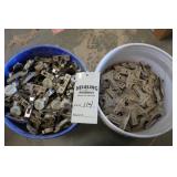 (2) buckets 0.25 inch overlay hinges