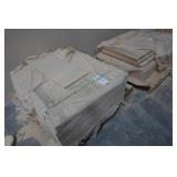 Poplar 0.75 inch panel stock (18) 36x42 and (18) assorted sizes 36x36 and 36x31