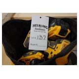 (2) 20-volt Dewalt drills