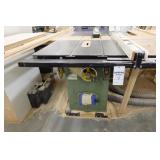 Jet 3hp model CTAS-10-1 tilting arbor saw