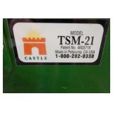 Castle TSM-21 mortise machine, w/2 Porter Cable routers